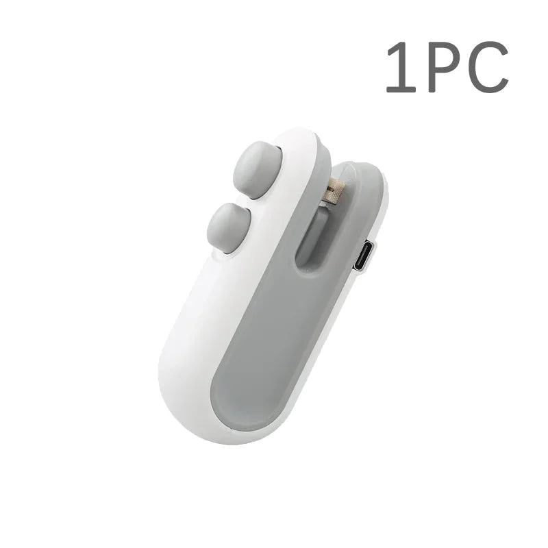 Portable 2-In-1 Mini Heat Sealer for Snacks