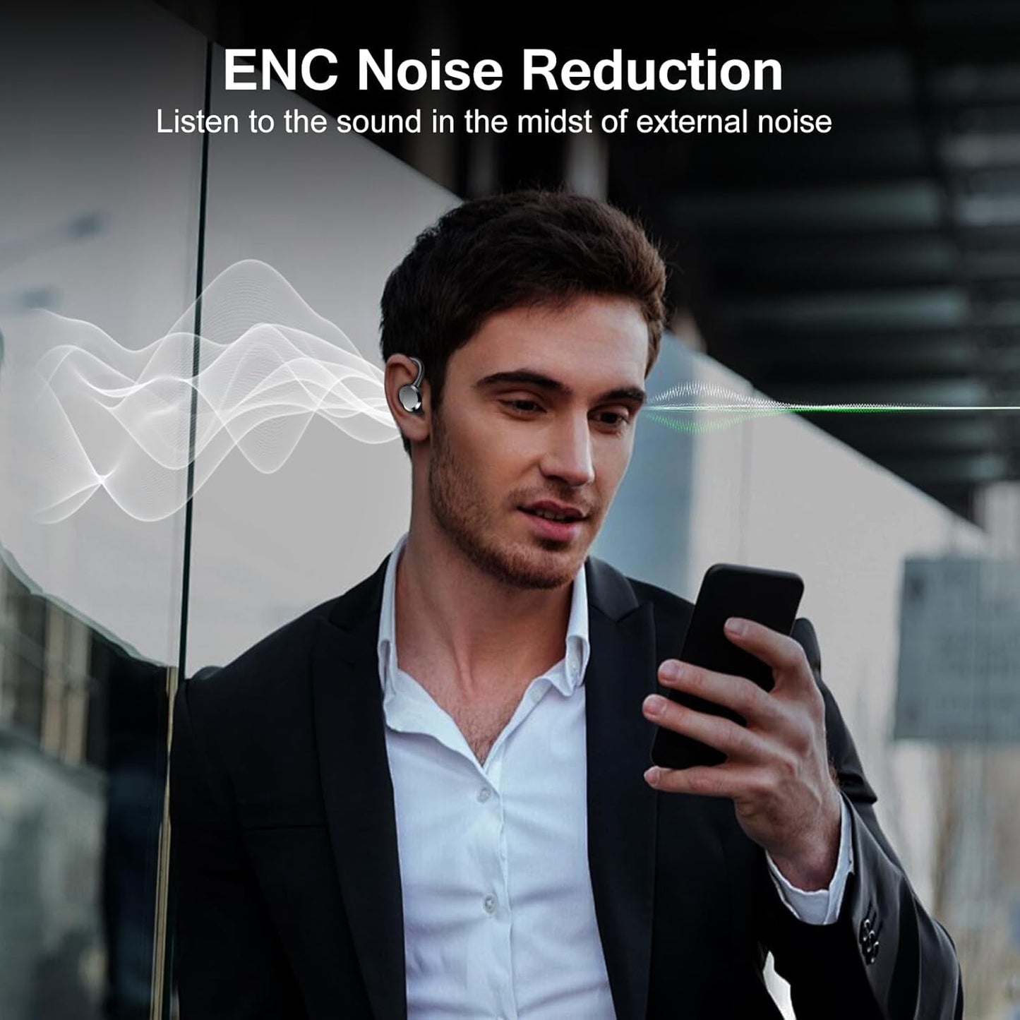 Bluetooth 5.4 Wireless Earbuds Hifi Stereo IP7 Waterproof