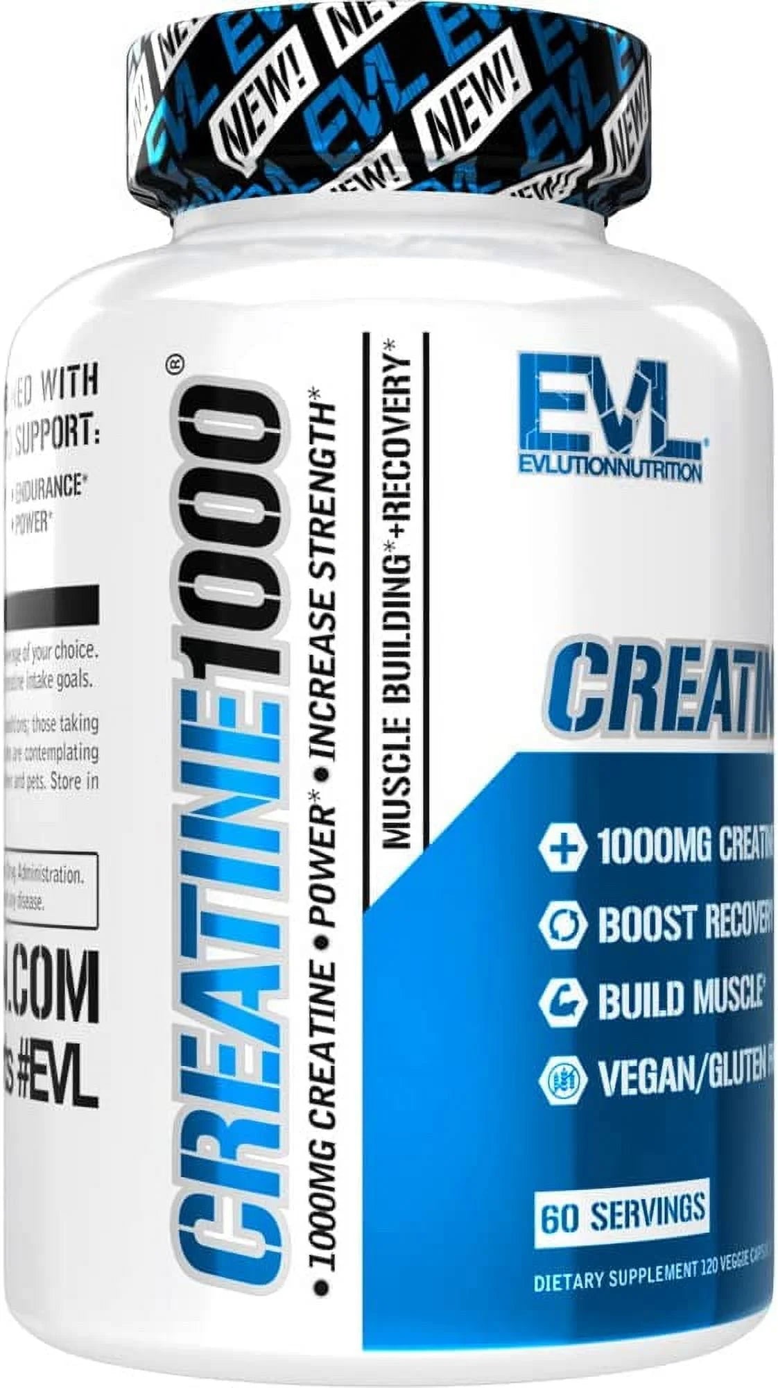 Creatine Monohydrate Capsules 120Ct – Muscle Recovery Support