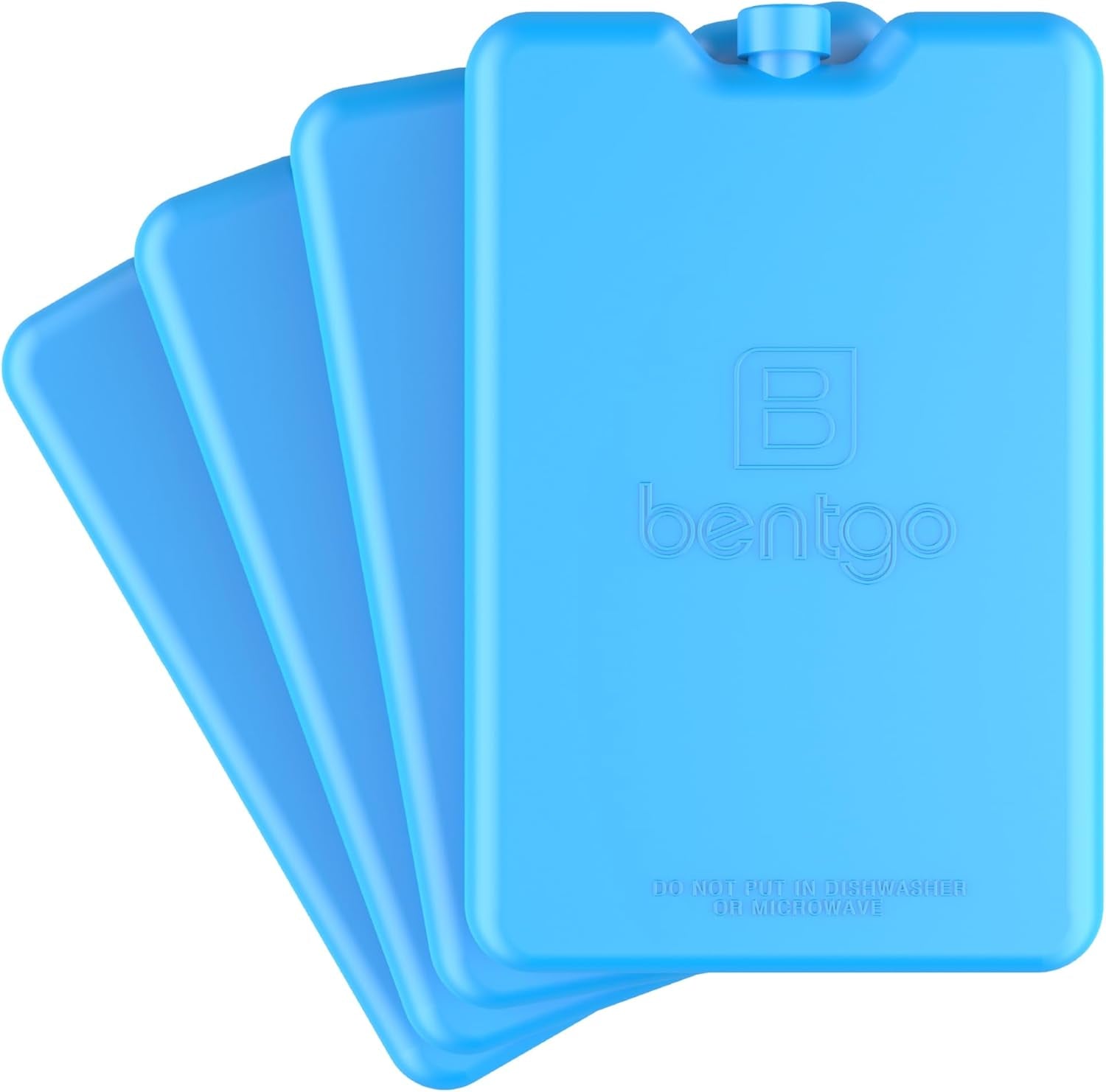 Slim Reusable Ice Packs – 4-Pack Quick-Freeze Lunch Cooler