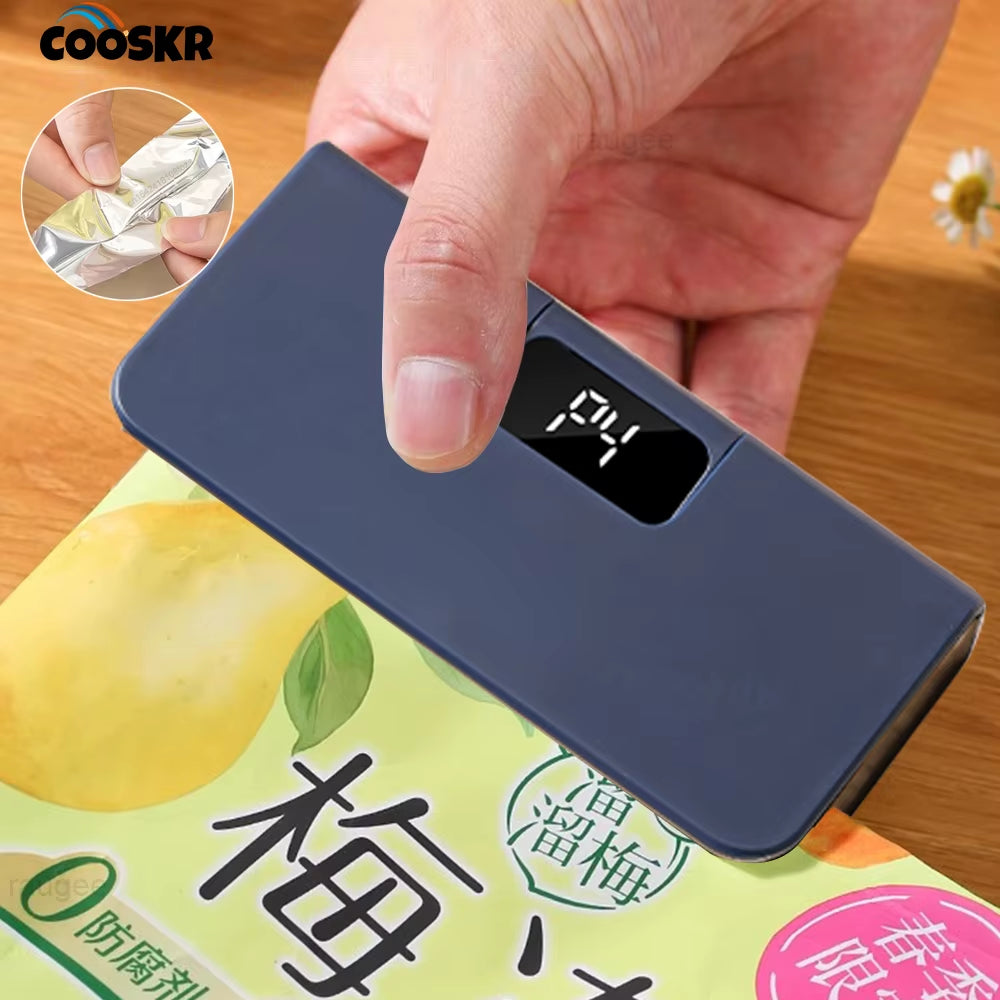 Mini Rechargeable Heat Sealer Plastic Bag Sealing Machine