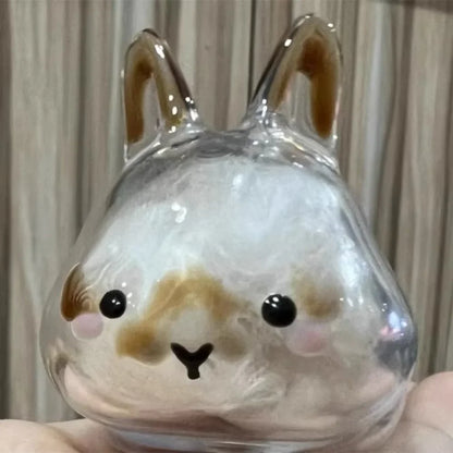 Small Cat Fur Storage Pendant Ornament Container