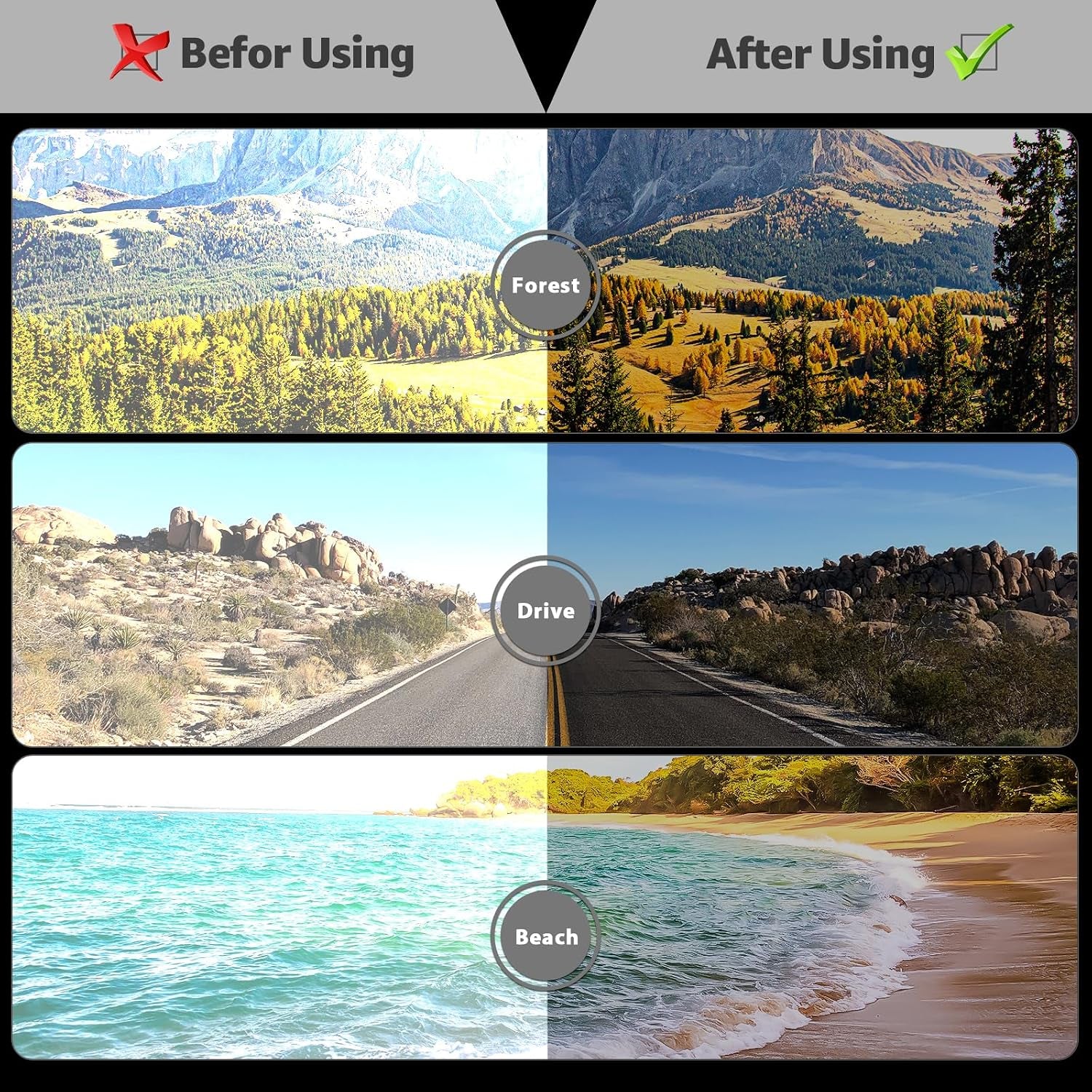 Polarized Sunglasses with UV400 Mirrored Lens