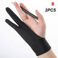 Anti-Touch Two-Finger Hand Painting Gloves Art Supplies