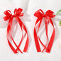 Cute Ribbon Bow Headband Long Tassel Hair Clip