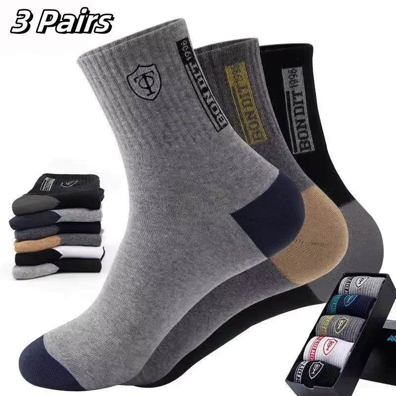 Breathable Mesh Athletic Ankle Socks – 3-Pair Cushioned Running Set
