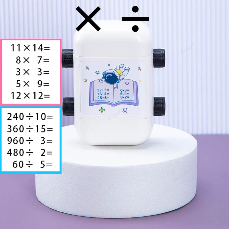 2-In-1 Teaching Stamp Fill-In Roller Math Tool