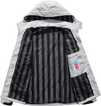 Lightweight Waterproof Hooded Rain Jacket – Packable Shell Coat
