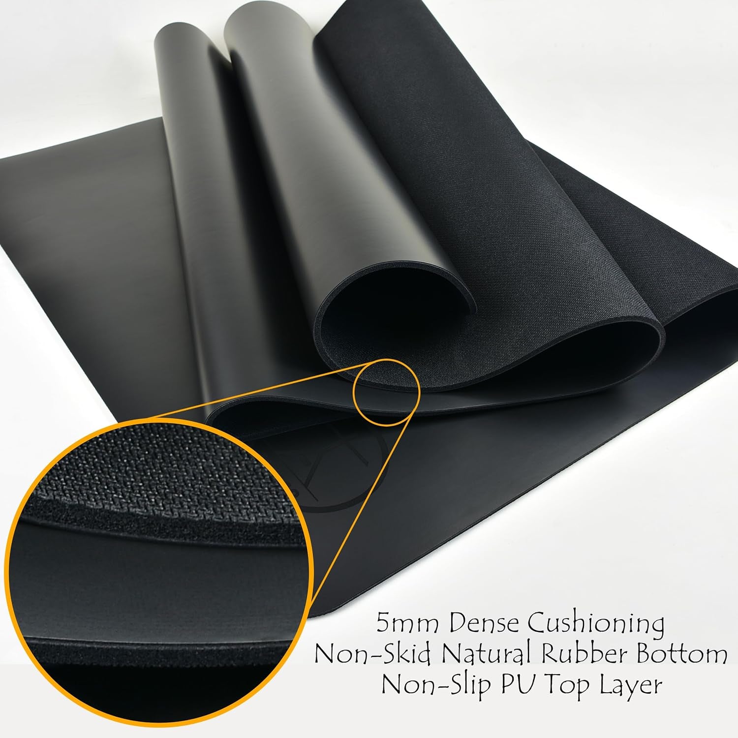 Professional Grade Natural Rubber Hot Yoga Mat