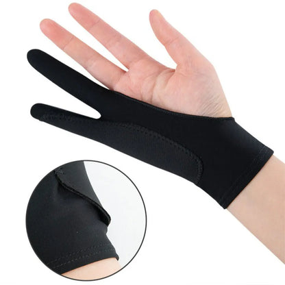 Anti-Touch Two-Finger Hand Painting Gloves Art Supplies