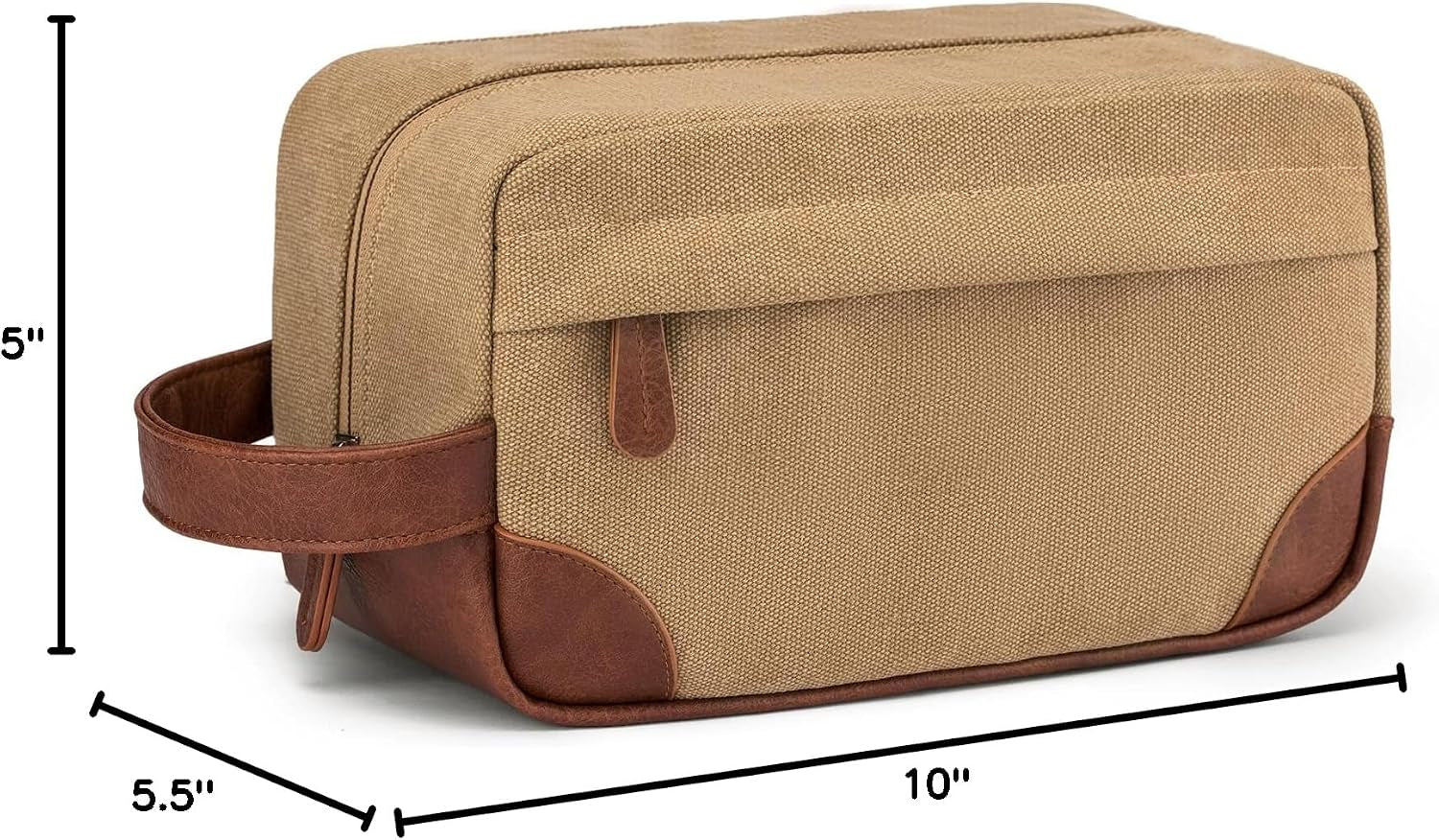 Hanging Travel Toiletry Bag Water Resistant Canvas