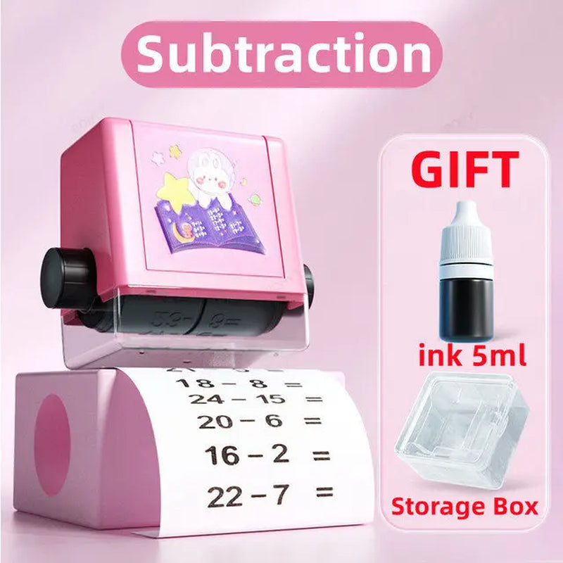 2-In-1 Teaching Stamp Fill-In Roller Math Tool