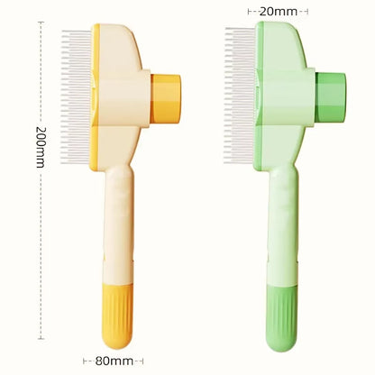 Dog Comb Pet Hair Remover Self-Cleaning Grooming Brush