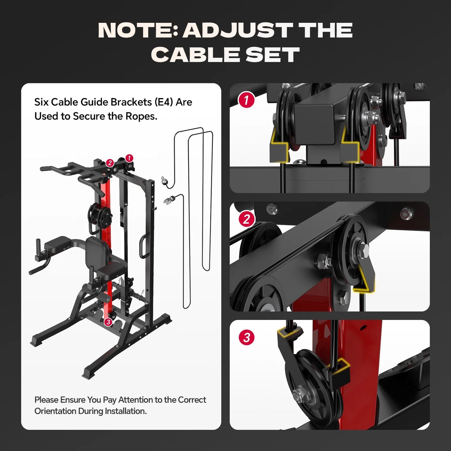 High/Low Pulley Home Gym Station – Lat Pulldown & Cable Row