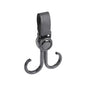Double Hook Baby Stroller Hanger 360-Degree Rotation