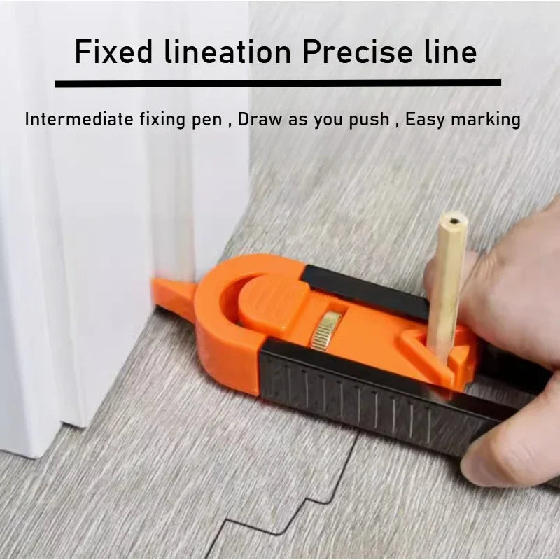 Profile Scribing Ruler Adjustable Locking Mechanism