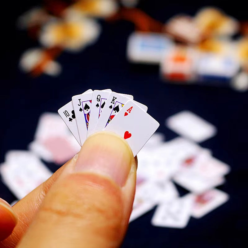 Mini Playing Cards Poker Games Super Small Set