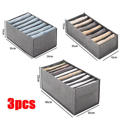 Clothes Trousers Storage Box Wardrobe Organizer