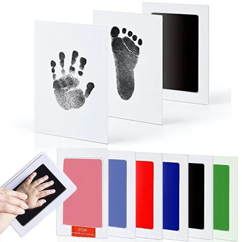 Safe Non-Toxic Baby Footprint Handprint Ink Kit