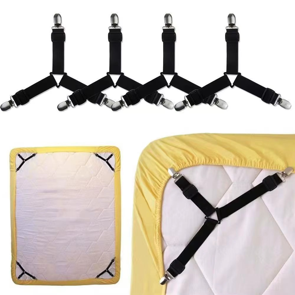 Adjustable Bed Sheet and Quilt Holder Set