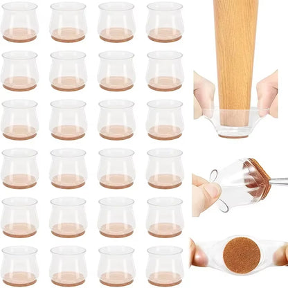 Silicone Chair Leg Caps Furniture Feet Protector Set