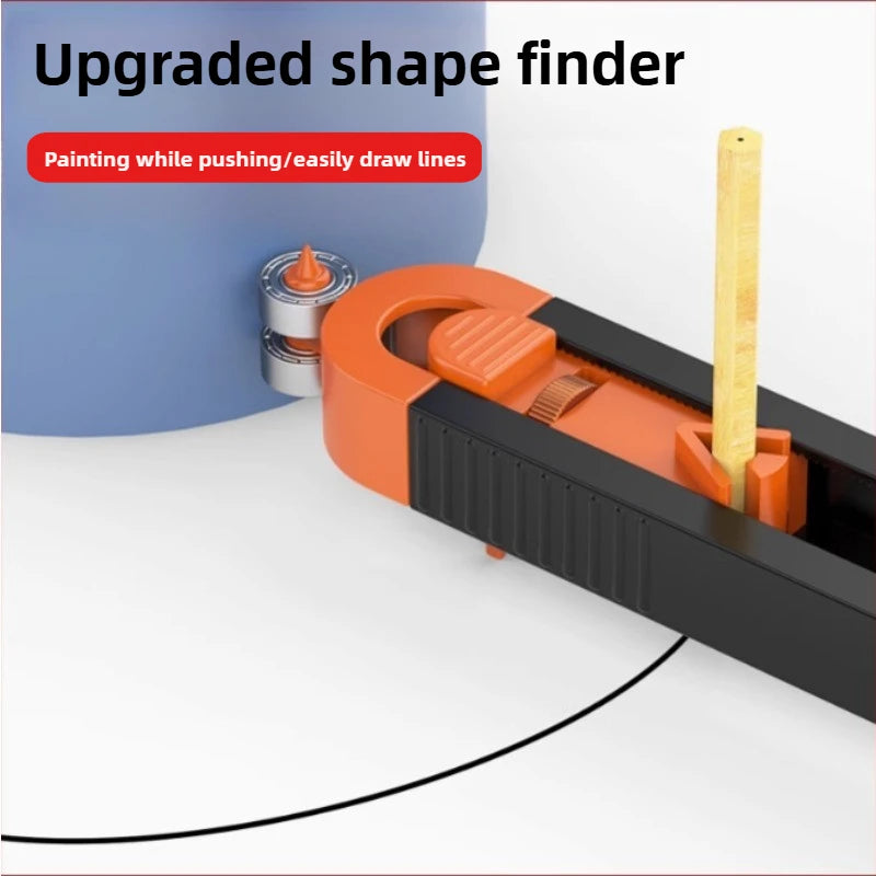 Profile Scribing Ruler Adjustable Locking Mechanism