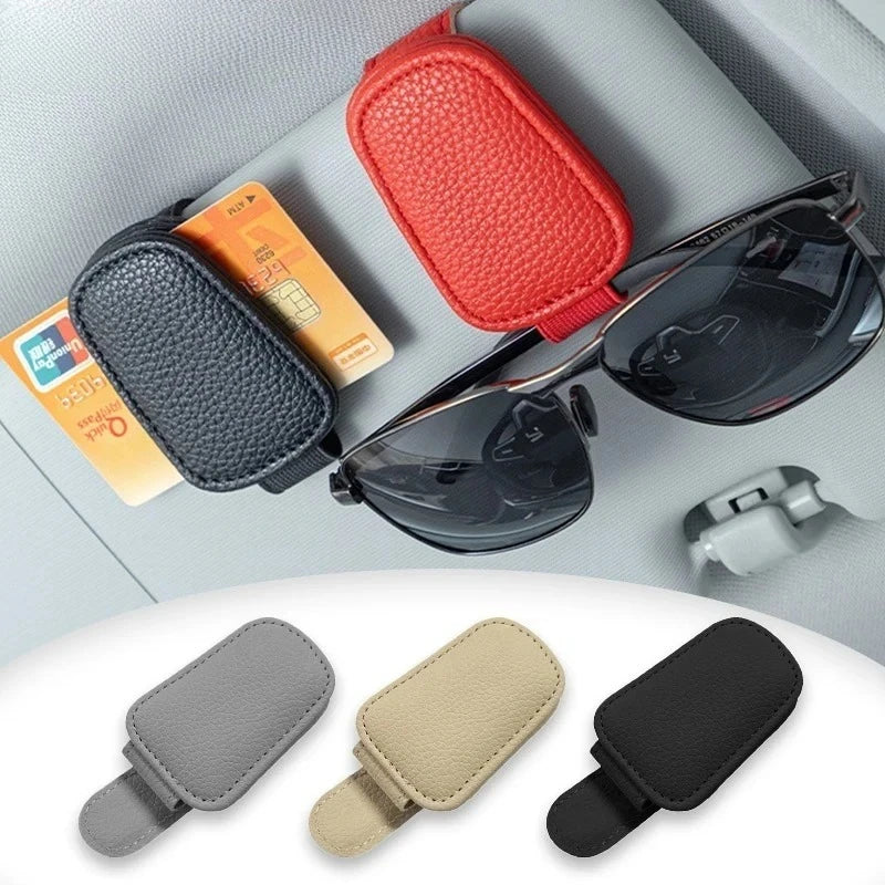 BLALION Car Sun Visor Clip Glasses Cards Case Auto Sunglasse