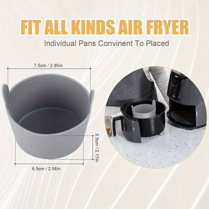 Air Fryer Silicone Egg Poacher Cups Set