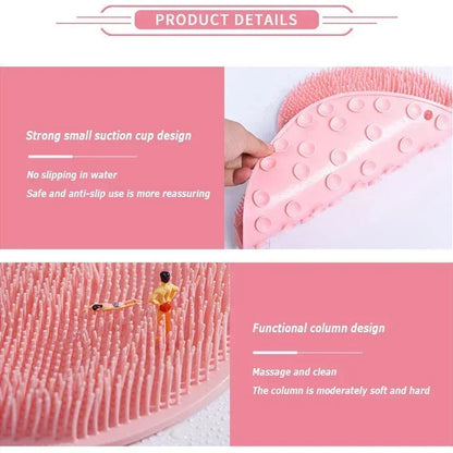 Exfoliating Foot Brush Shower Mat Silicone Massage