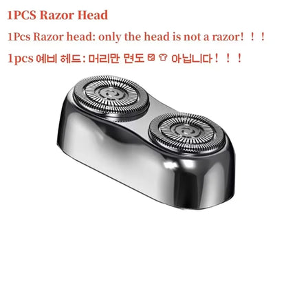 Mini Electric Shaver Dual Head Waterproof Rechargeable