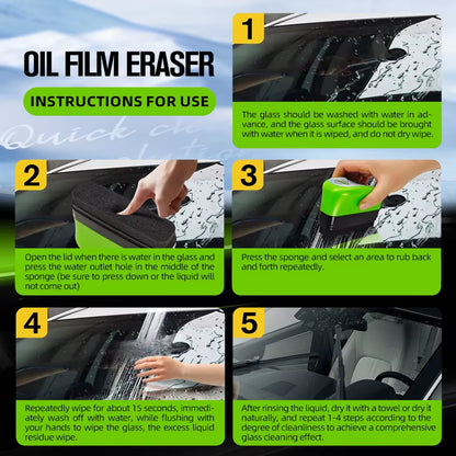 Automotive Car Oil Film Cleaning Brush for Car Care