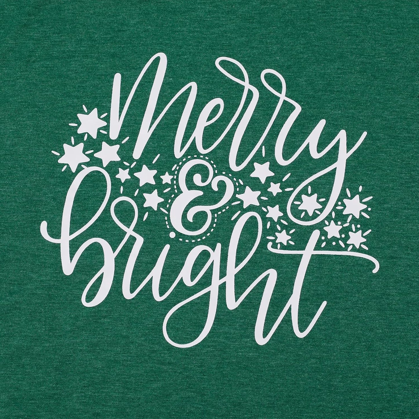 Plus Size Christmas Splicing Sleeve Tee – Holiday Baseball Top