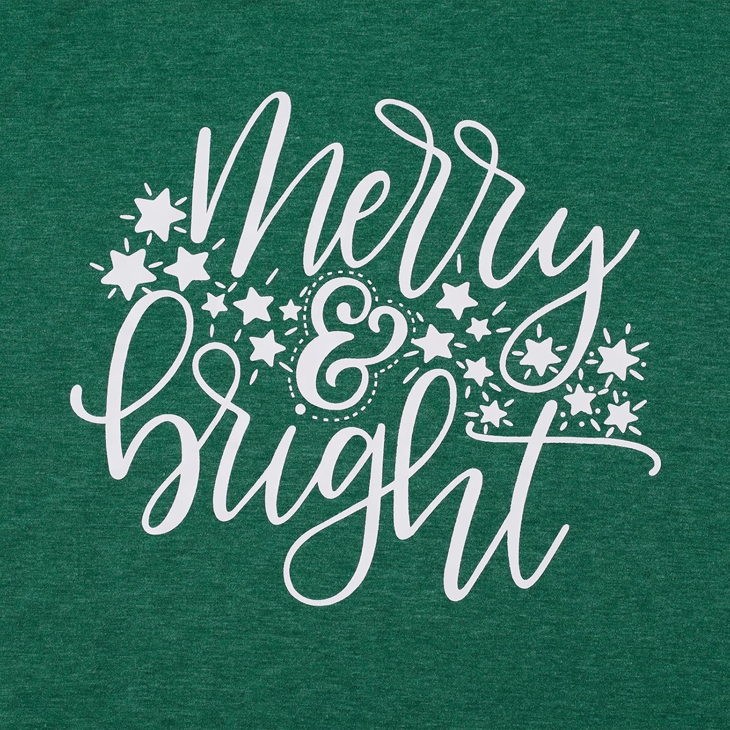 Plus Size Christmas Splicing Sleeve Tee – Holiday Baseball Top