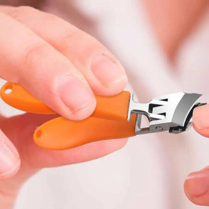 Slanted Wide Jaw Anti-Splash Nail Clippers