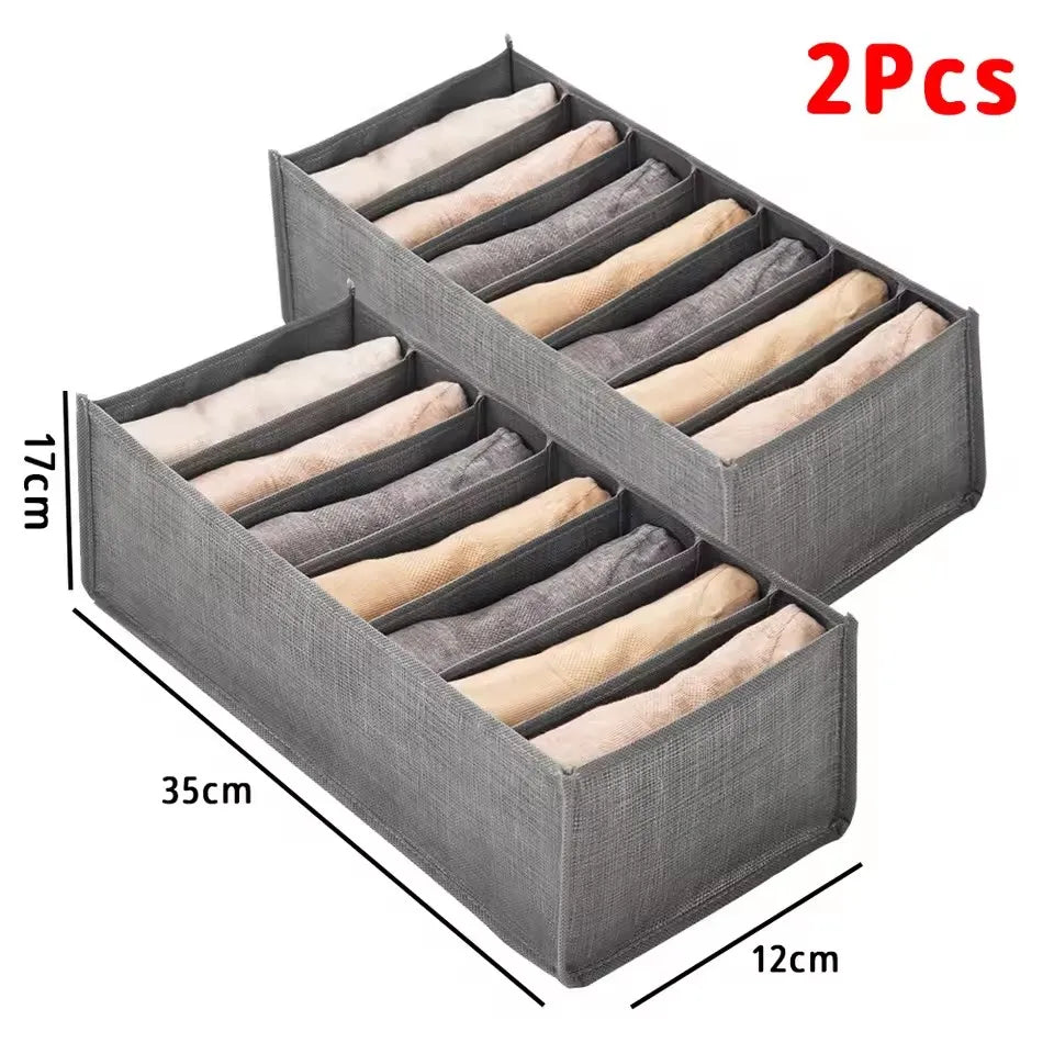 Clothes Trousers Storage Box Wardrobe Organizer