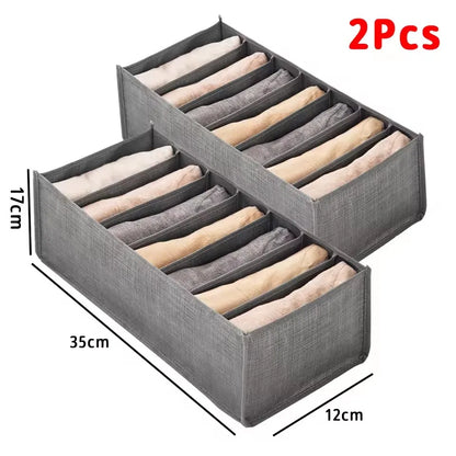 Clothes Trousers Storage Box Wardrobe Organizer