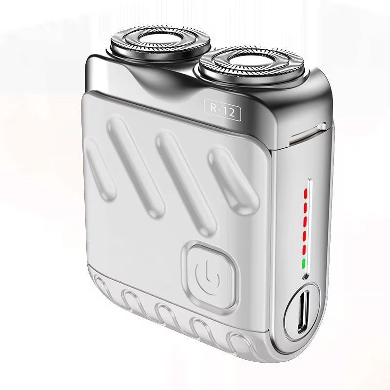 Mini Electric Shaver Dual Head Waterproof Rechargeable
