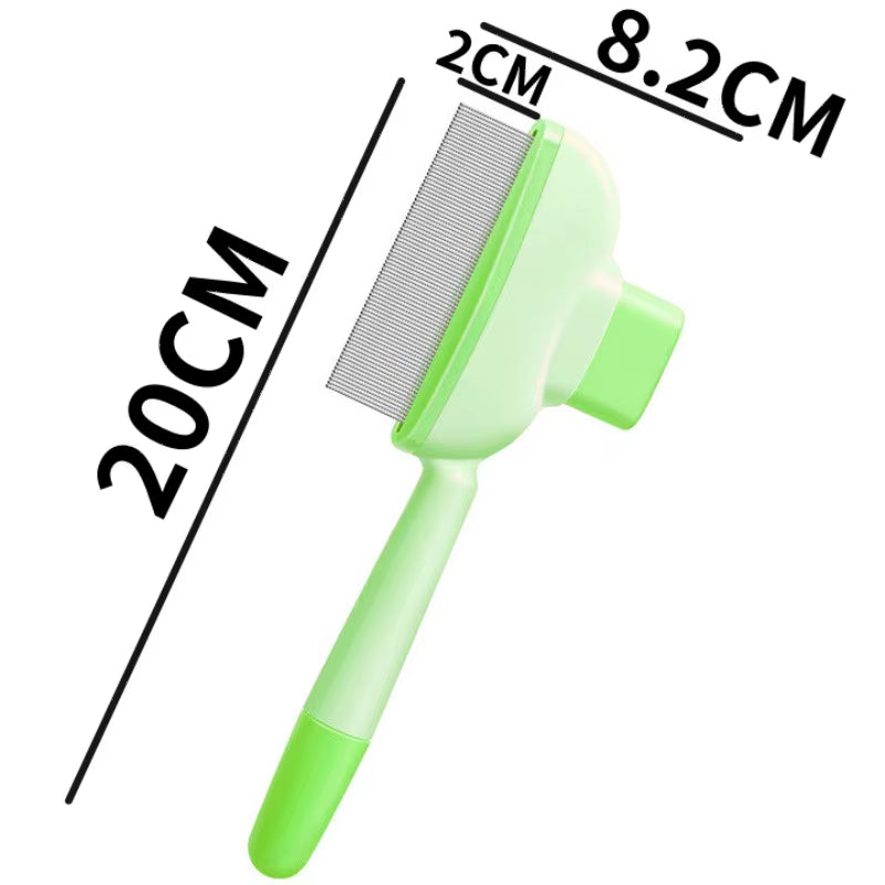 Dog Comb Pet Hair Remover Self-Cleaning Grooming Brush