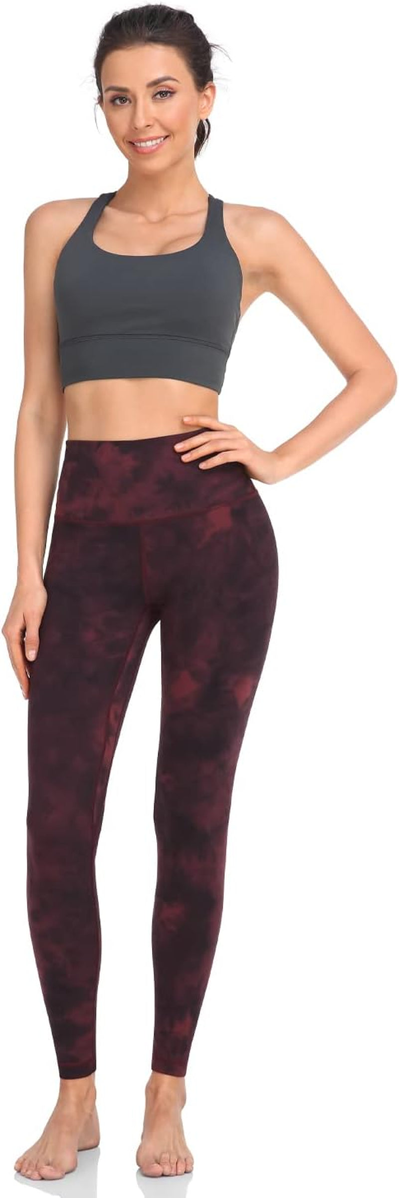 High-Waisted Athletic Leggings 28" – Buttery Soft Full Length