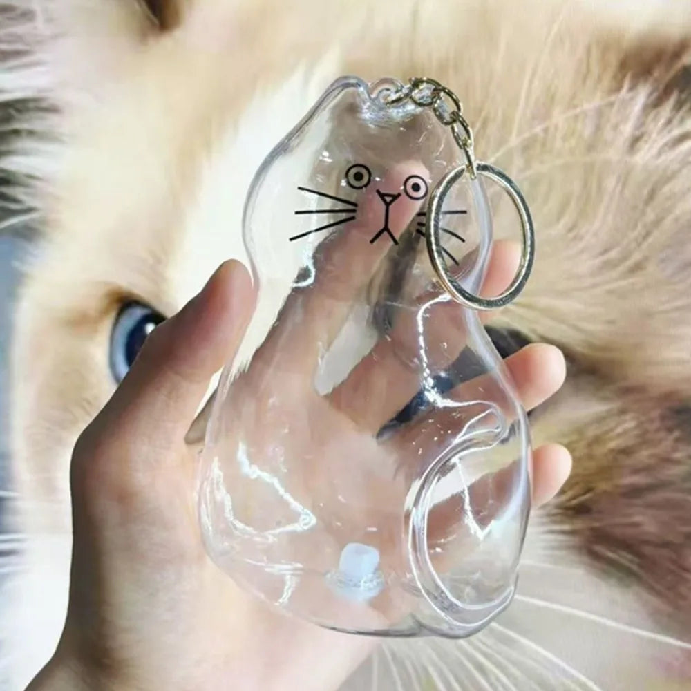 Small Cat Fur Storage Pendant Ornament Container