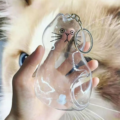 Small Cat Fur Storage Pendant Ornament Container