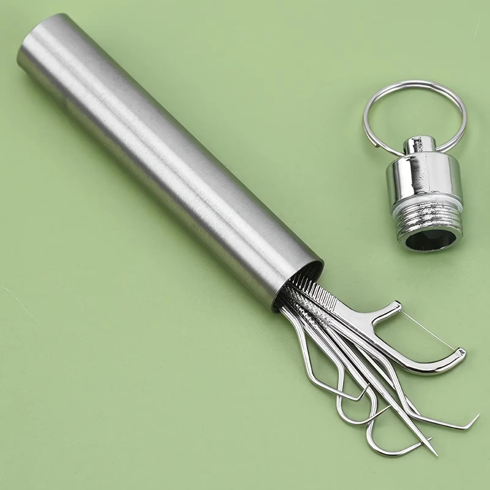 Stainless Steel Toothpick Set Reusable Tartar Removal Tool
