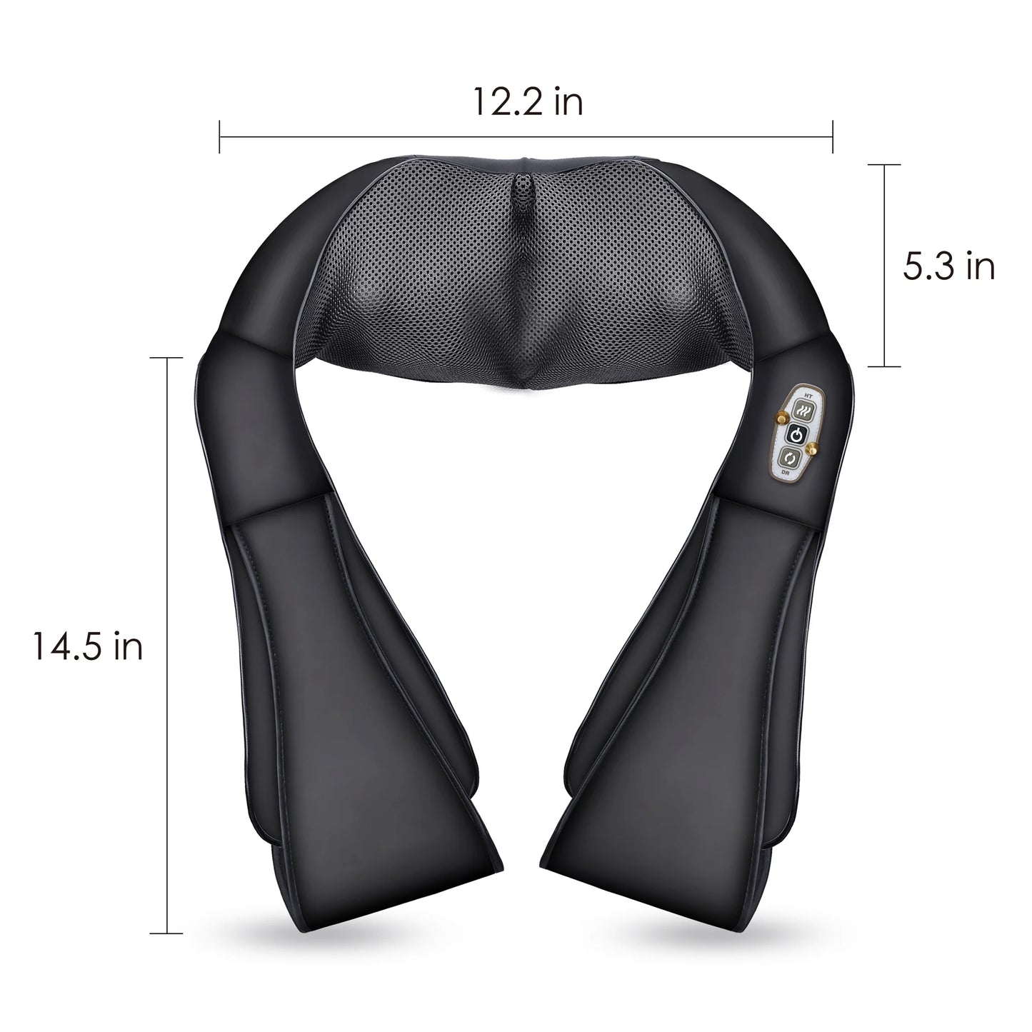 Shiatsu Neck & Shoulder Massager with Heat – 4D Deep Kneading