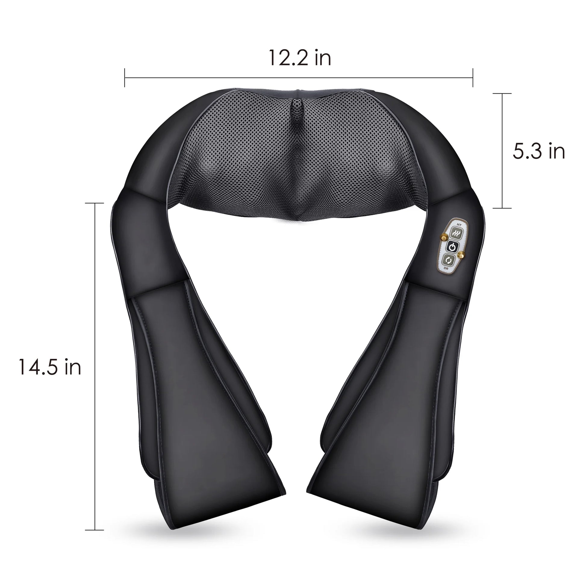 Shiatsu Neck & Shoulder Massager with Heat – 4D Deep Kneading