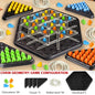 Triangle Link Chess Tabletop Puzzle Game Family