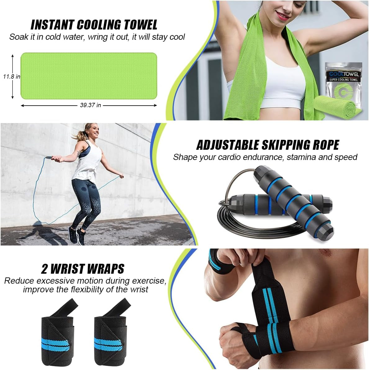 23 Pack Resistance Bands Set Workout Bands