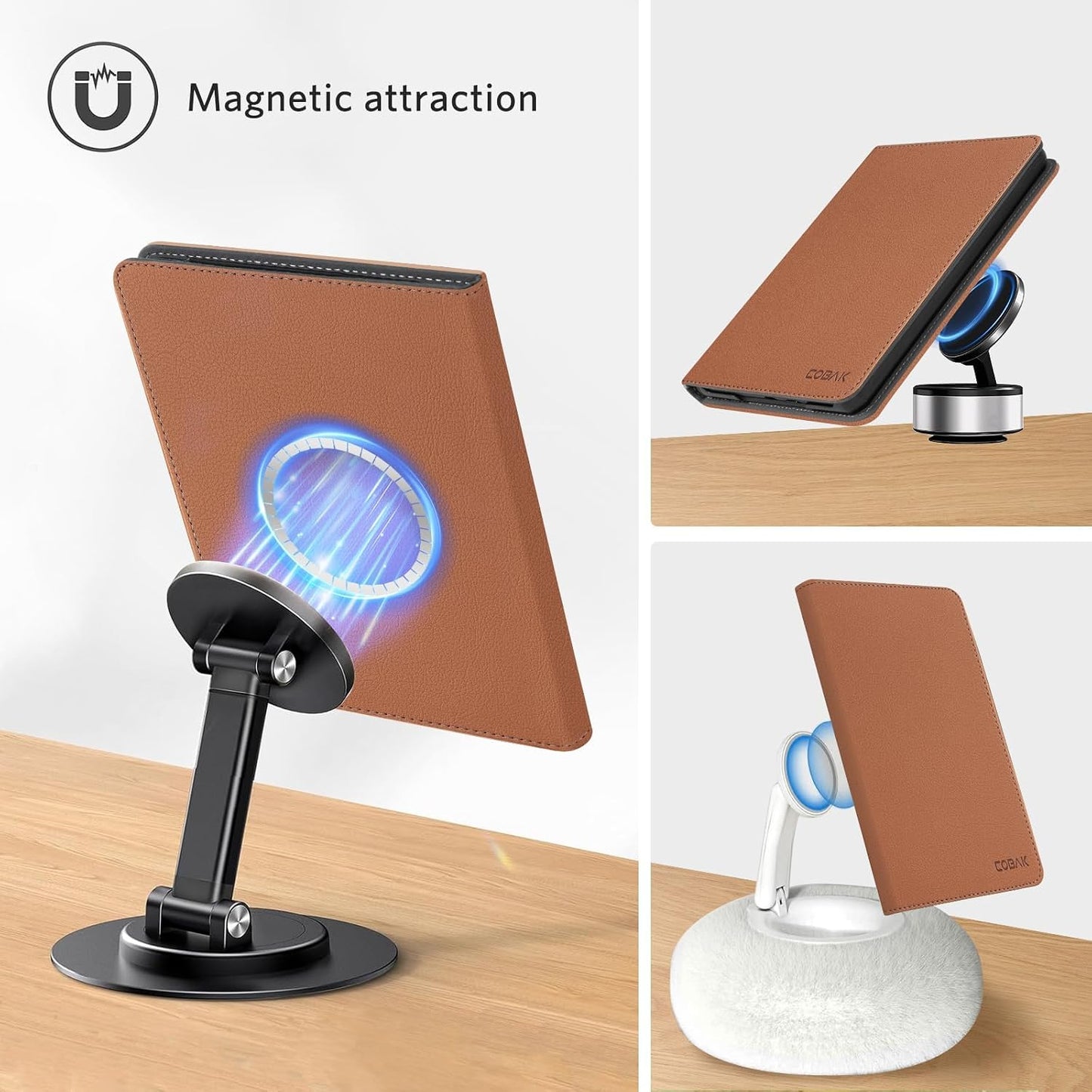 PU Leather Kindle Case with Stand – Auto Sleep/Wake Cover