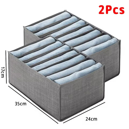 Clothes Trousers Storage Box Wardrobe Organizer