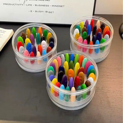 Kids Washable Erasable Peanut-Shaped Crayon Set