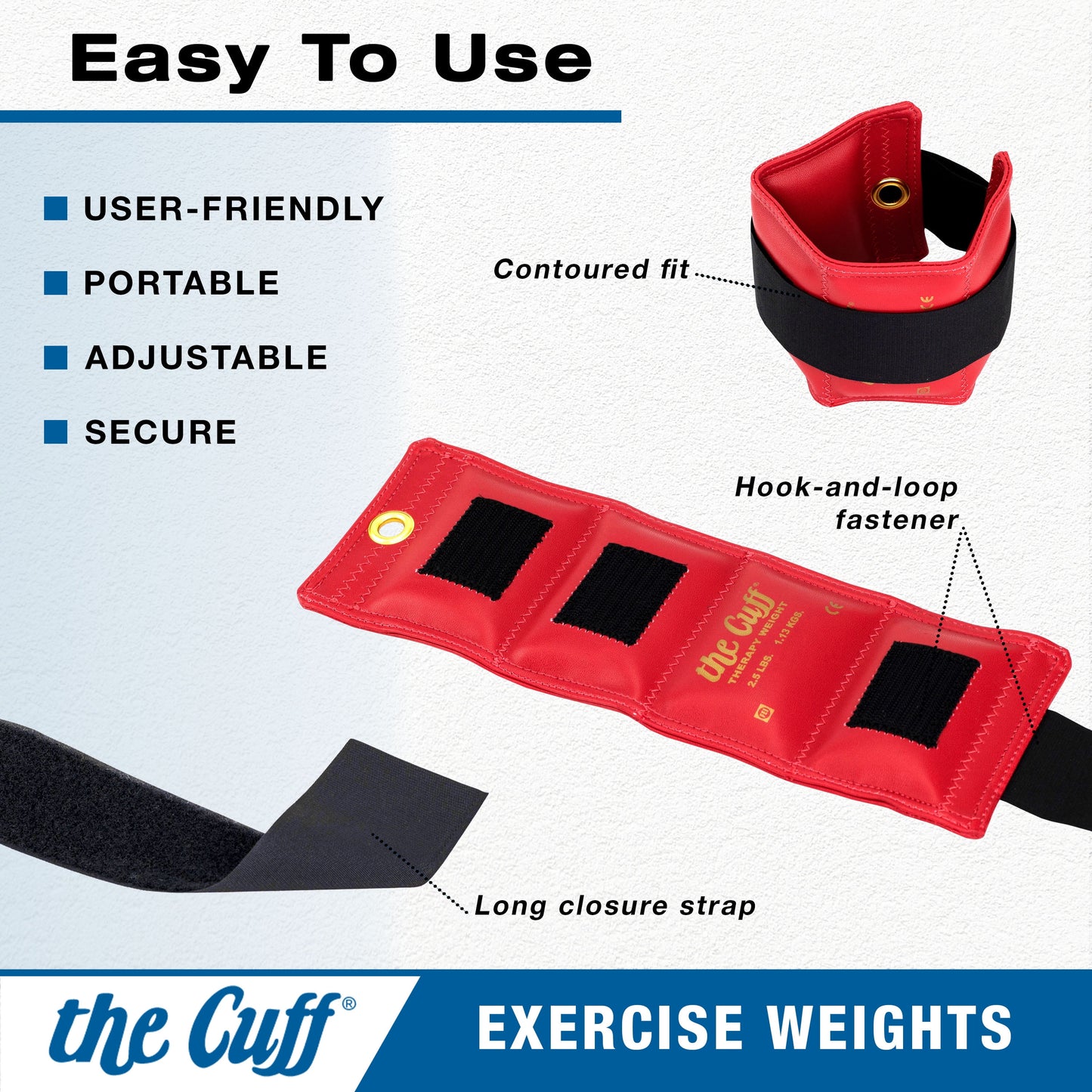 Adjustable Ankle & Wrist Weights – Yoga, Dance & Cardio Training
